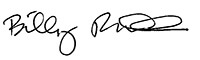 Billy Russell signature