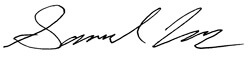 Sam Brown Signature