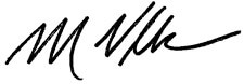 Mike Vlk Signature