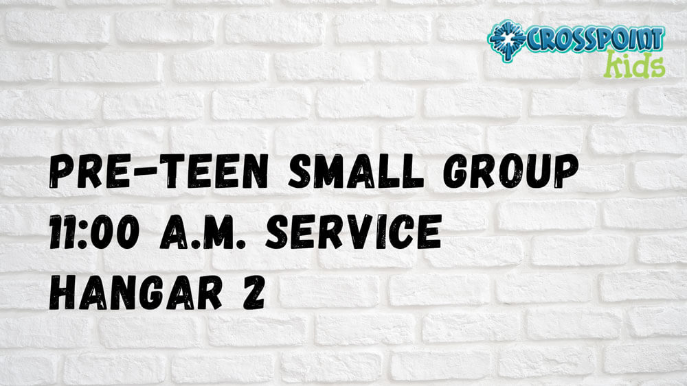 Pre-Teen Small Group (revised)