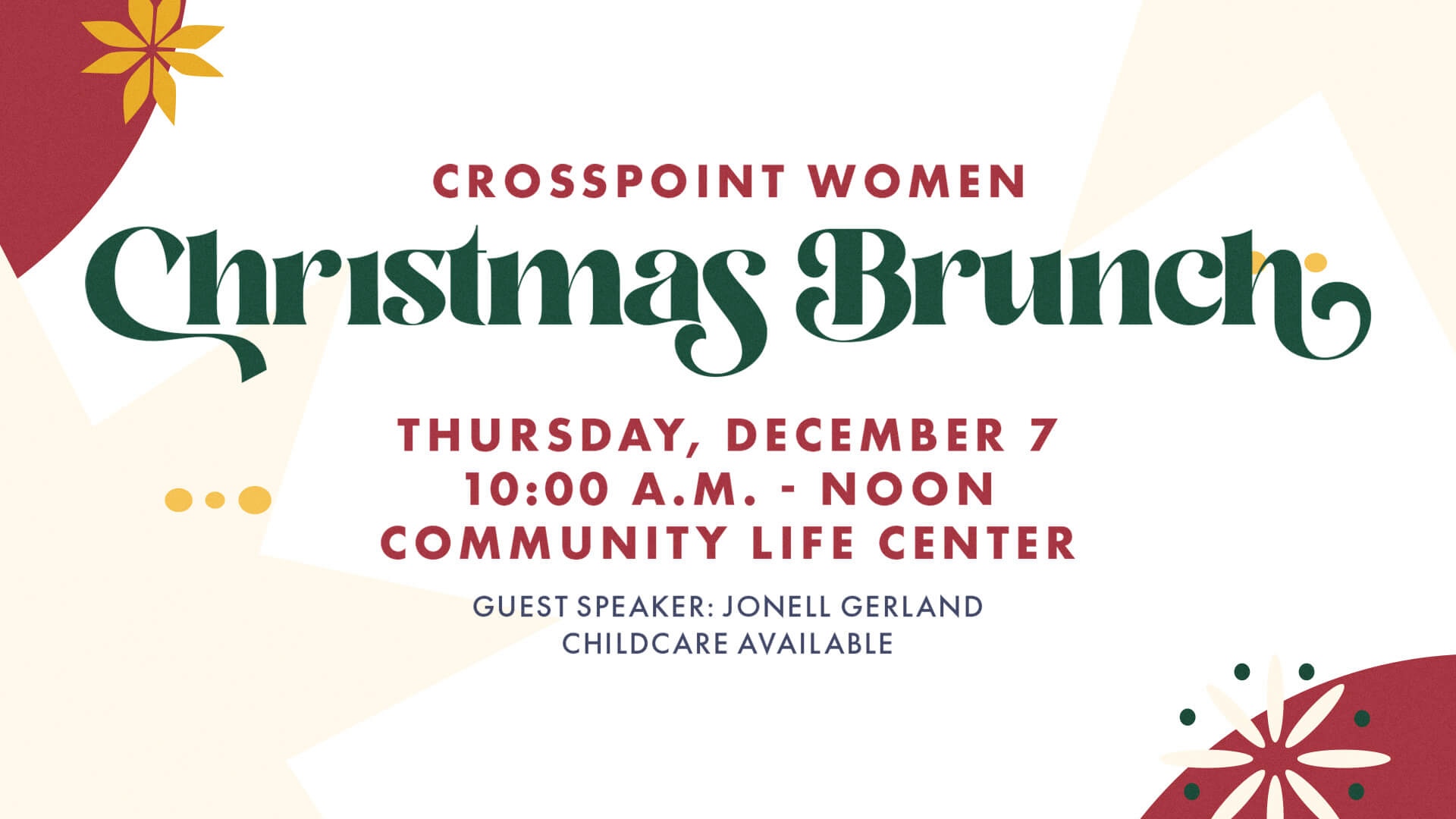 Christmas Brunch - Crosspoint Women