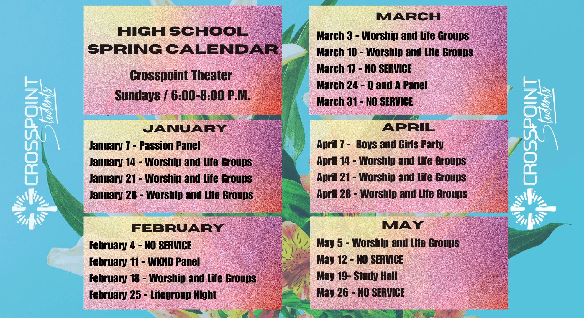 NV High School Calendar Spring 2024