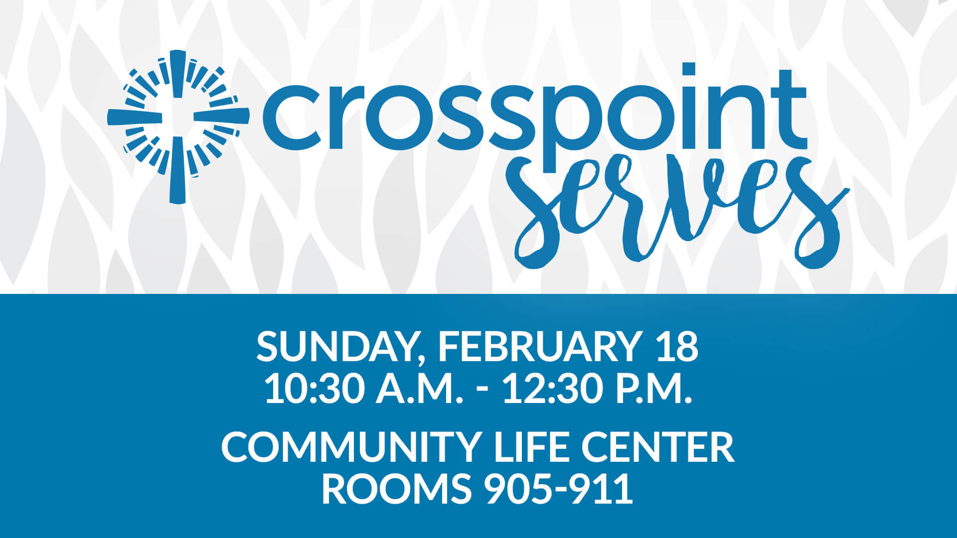 Crosspoint Serves Crosspoint