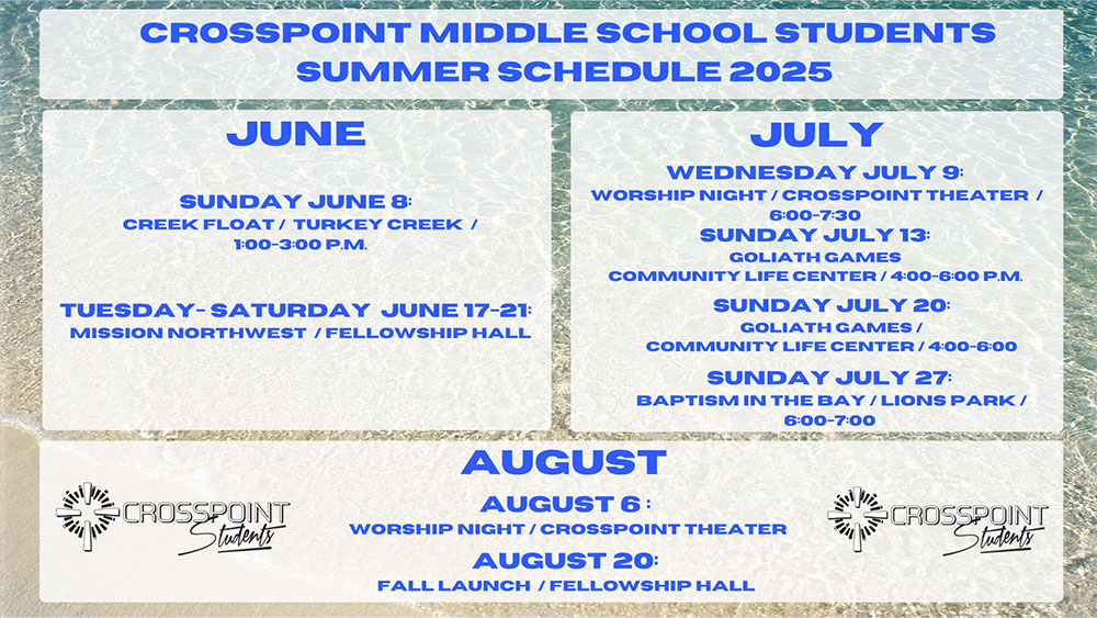 MS Students June and July 2025 calendar