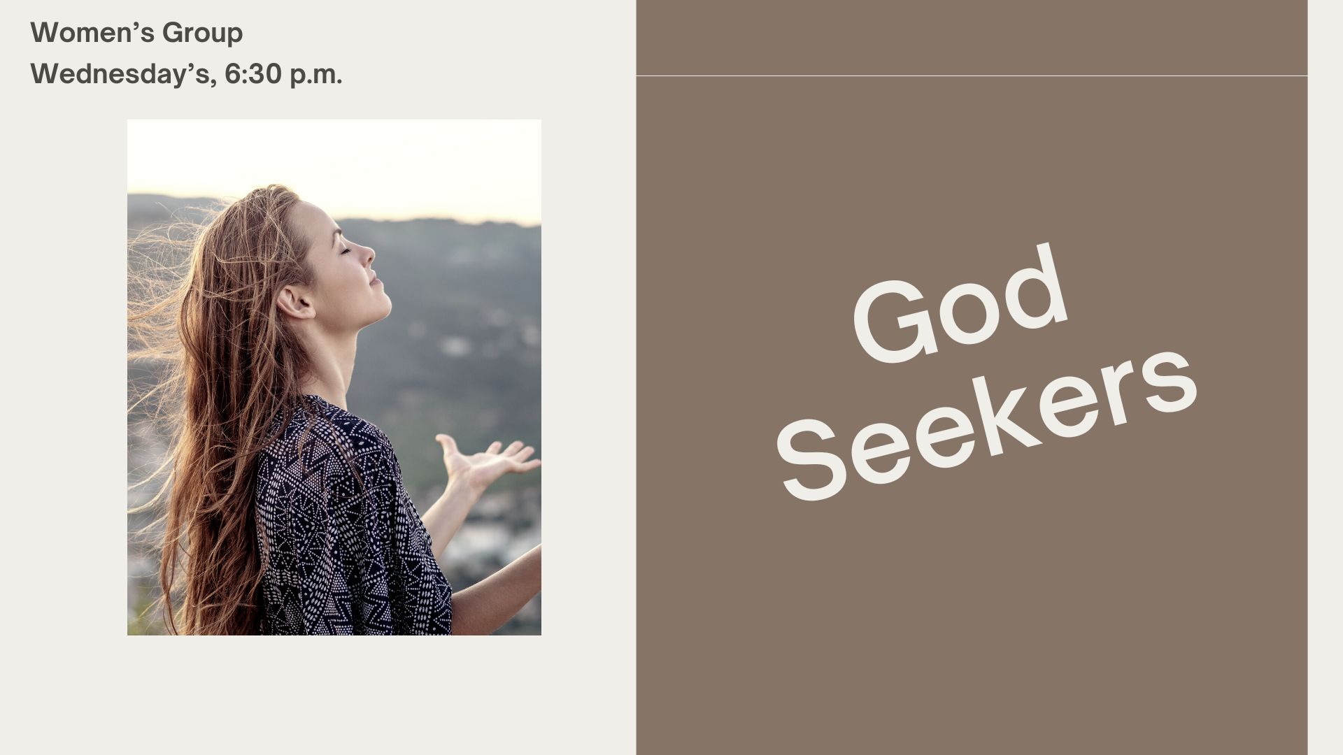 BW Life Group - God Seekers Fall 2025