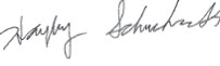 Hayley Schuchardt signature